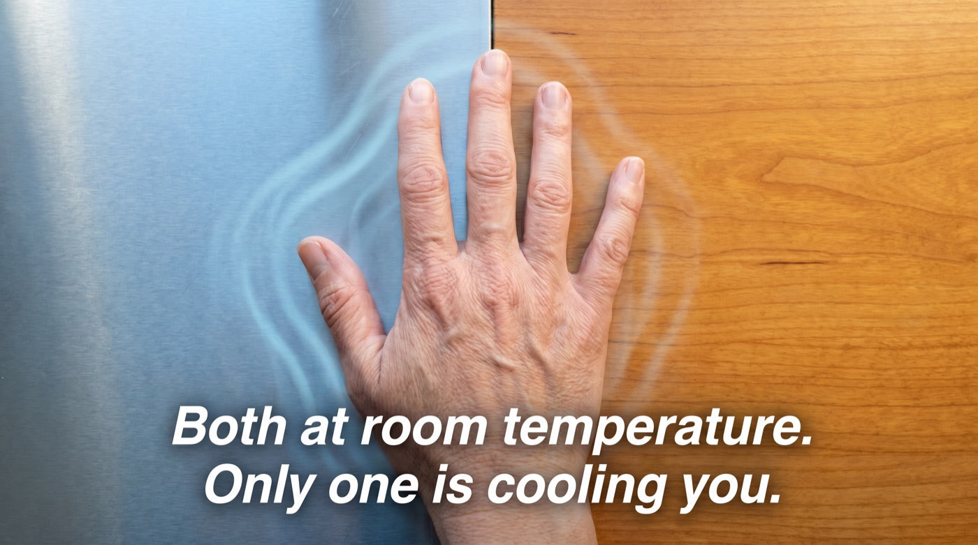 BOTH 21°C. ONLY ONE IS COOLING YOU.